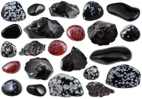 obsidienne couleurs