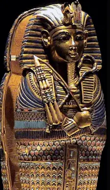 sépulture de Toutankhamon en lapis lazuli