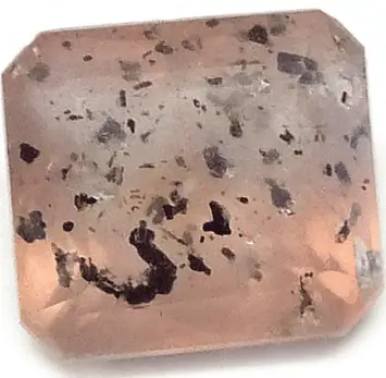 inclusions de dumortierites quartz rose