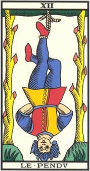 tarot gratuit carte le pendu tarot de marseille