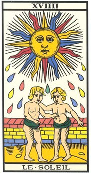 tarot gratuit carte le soleil tarot de marseille